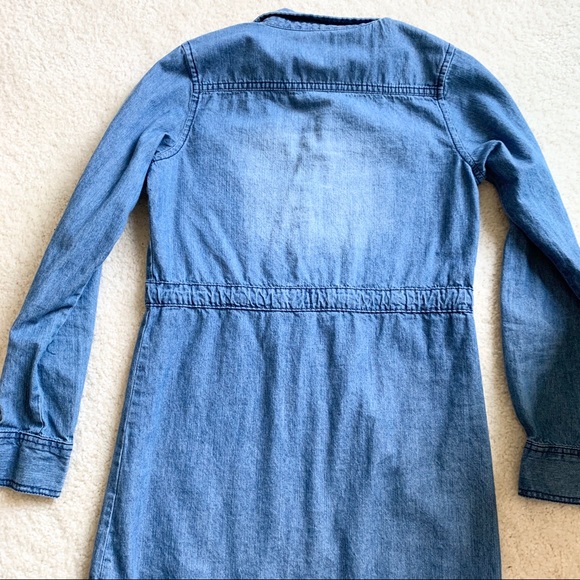 7 For All Mankind Chambray Denim Dress - Picture 6 of 6